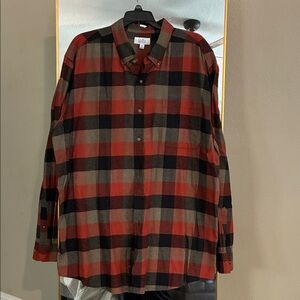 Buffalo David Bitton Men's Checkered Shirt - Red, Black, and Brown